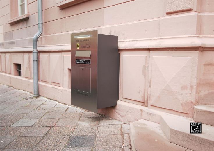 nachtbriefkasten amtsgericht durlach aufputz